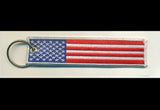 American Flag Key Tag