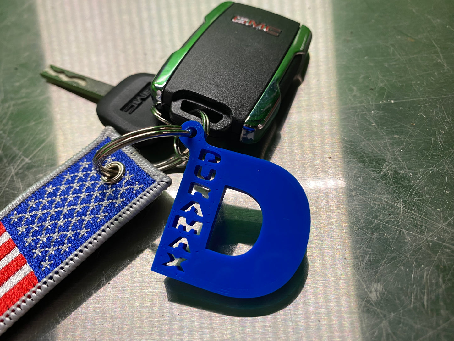 Blue Duramax Key Chain