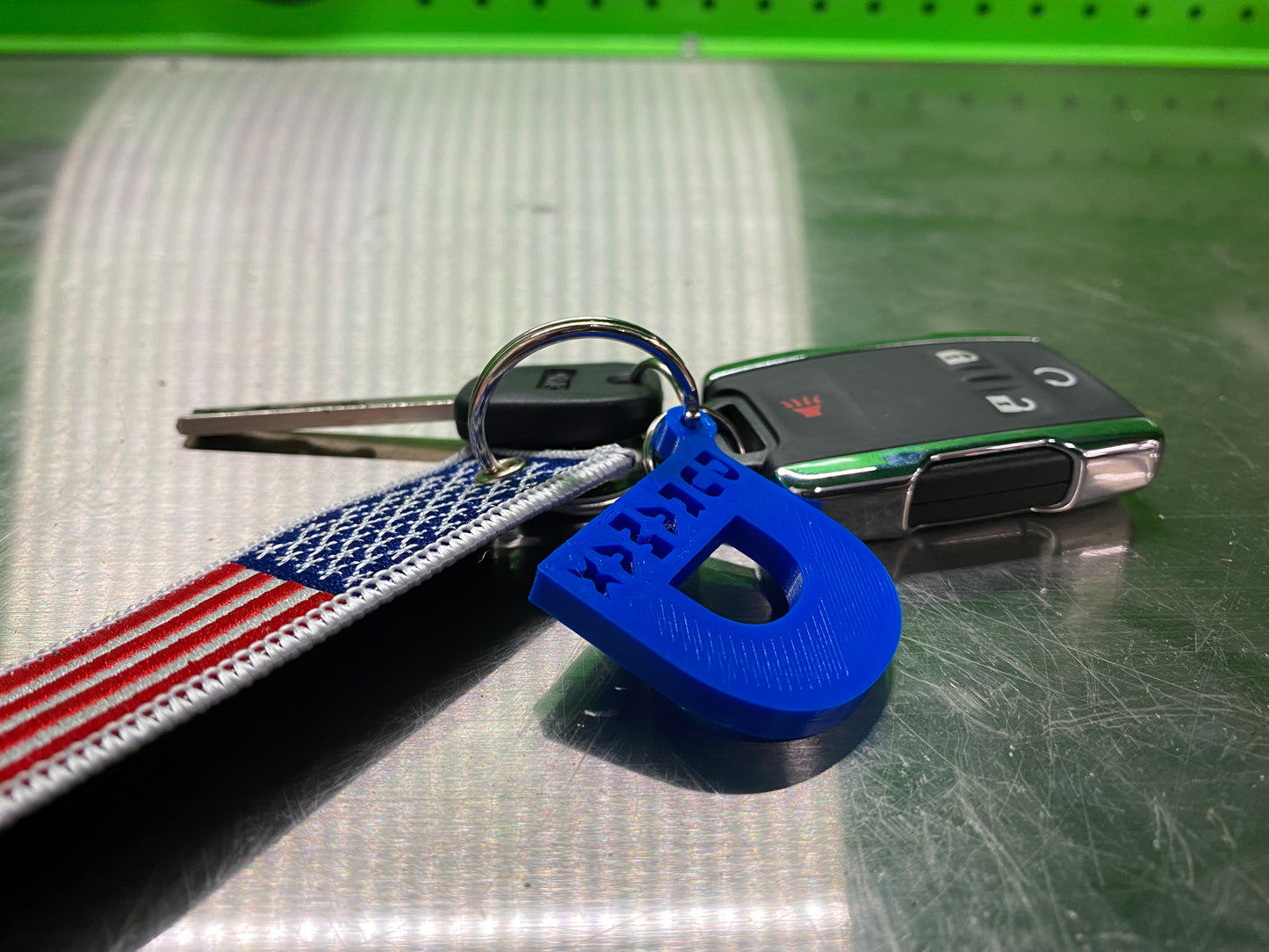 Blue Duramax Key Chain